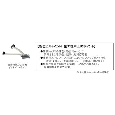 画像10: ダイキン　FIVE STAR ZEAS　マルチフロータイプ(ショーカセ)　天井カセット4方向　シングル(同時) 1.5馬力