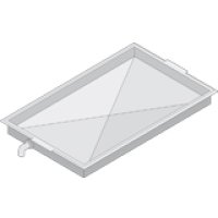 排水ロック付き油受け用ホテルパン