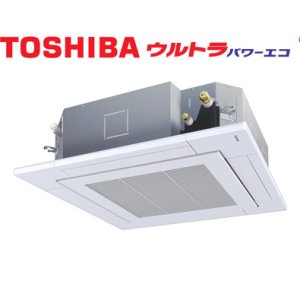 画像: 東芝　ウルトラパワーエコ　天井カセット4方向　シングル（同時）　5馬力
