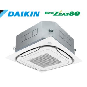 画像: ダイキン　Eco ZEAS 80　エコ・ラウンドフロー［標準］タイプ　天井カセット4方向　シングル（同時）　5馬力
