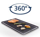 画像: グリル・ピザ用プレート　特殊付着防止加工TriLax