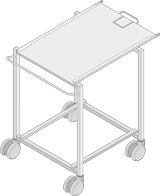 画像: ラックトローリー　標準