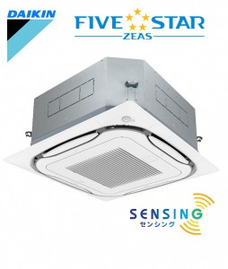 ダイキン　FIVE STAR ZEAS　マルチフロータイプ(ショーカセ)　天井カセット4方向　シングル(同時) 1.5馬力