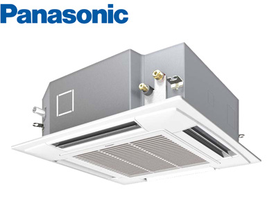 画像1: パナソニック　Xシリーズ（高効率タイプ）　天井カセット4方向　シングル（同時）　4馬力 (1)