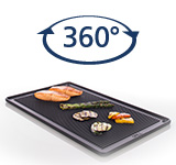 画像1: グリル・ピザ用プレート　特殊付着防止加工TriLax (1)